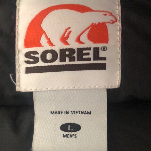 Men’s Sorel parka downfill hooded coyote fur arctic parka  jacket coat - Picture 9 of 12